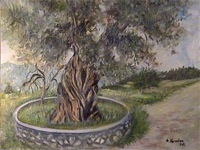 Painting: Olive tree